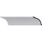 Ekena Millwork 6 1/4"H x 6 1/2"P x 9"F x 94 1/2"L, Foster Cove Crown Moulding MLD06X06X09FO - alternate 1